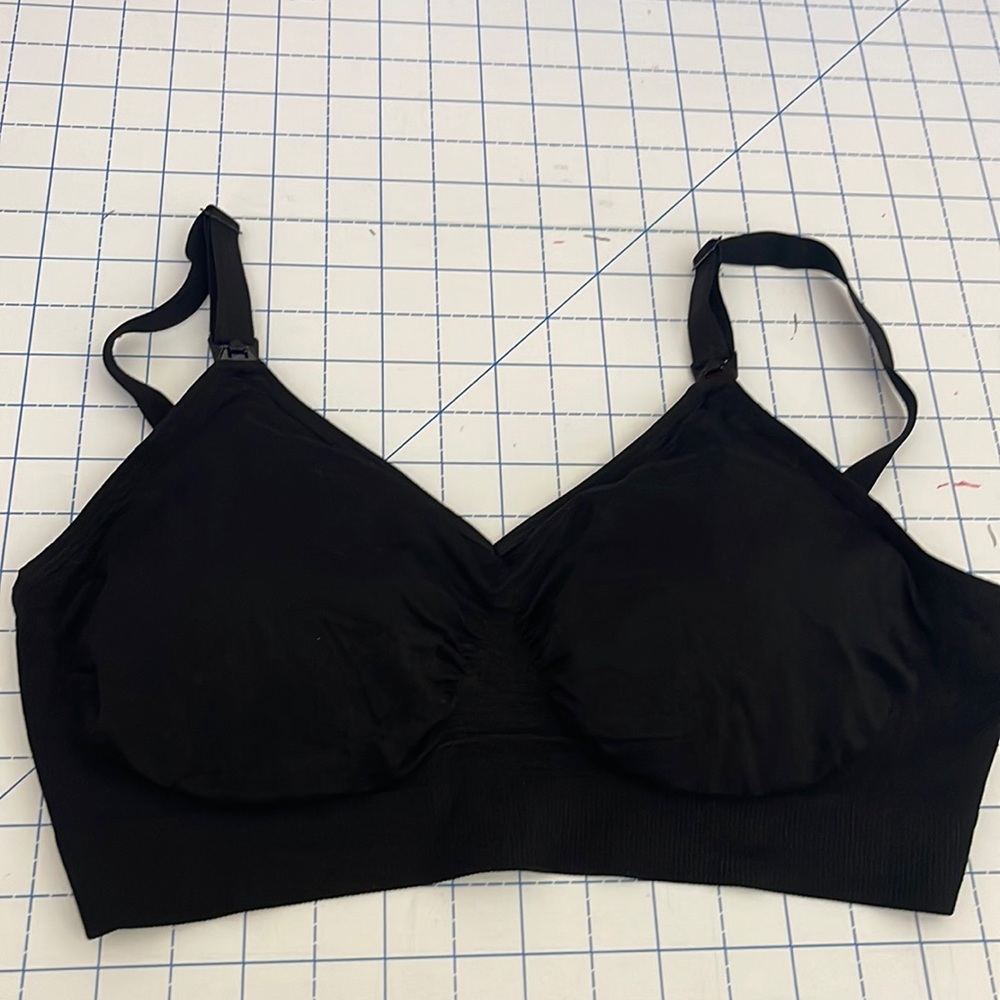 Hofish Black Nursing Wireless Sports Bra
